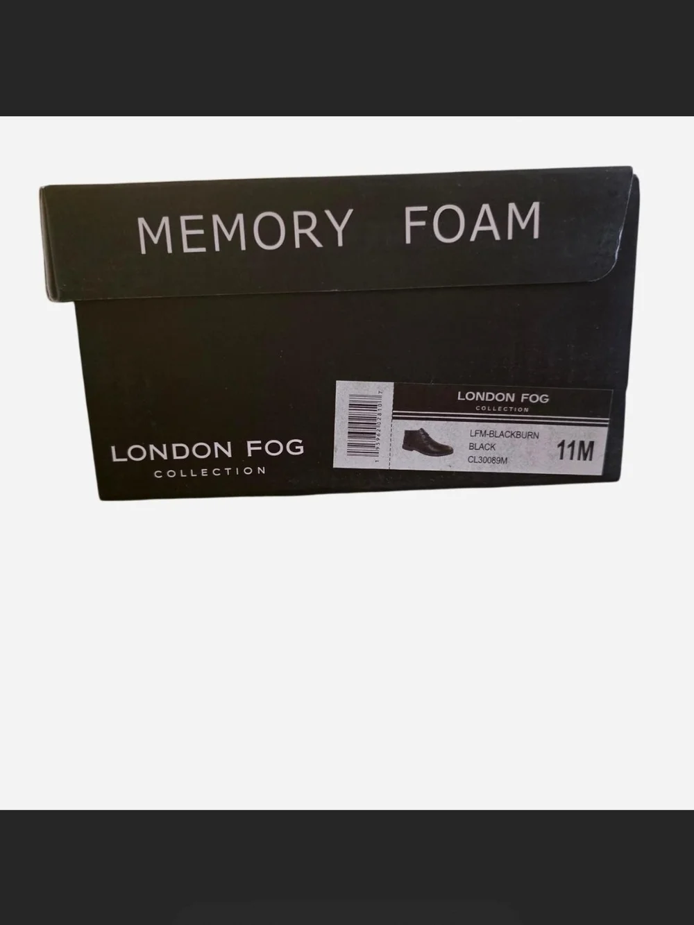 London Fog Men's Black Leather Chukka Boots